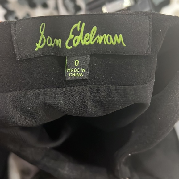 Sam Edelman Black Faux Suede Fringe Skirt- 0 - Picture 7 of 7